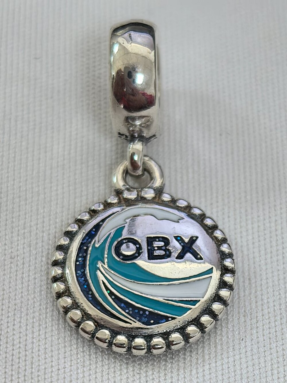 Pandora OBX Exclusive Dangle Charm Pendant, S925 Silver Jewelry